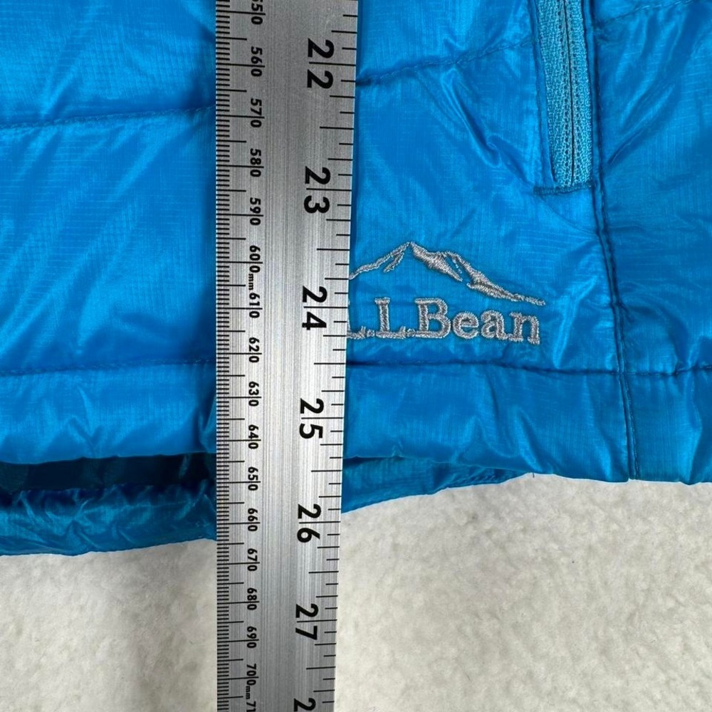 L.L.Bean Jacket Womens Small Blue Ultralight 850 DownTek Pertex Puffer Coat - Picture 8 of 8